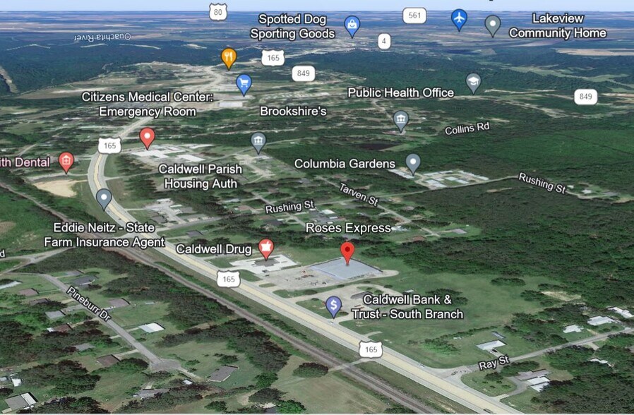 More Photos Of 8155 Highway 165, Columbia Freestanding For Sale