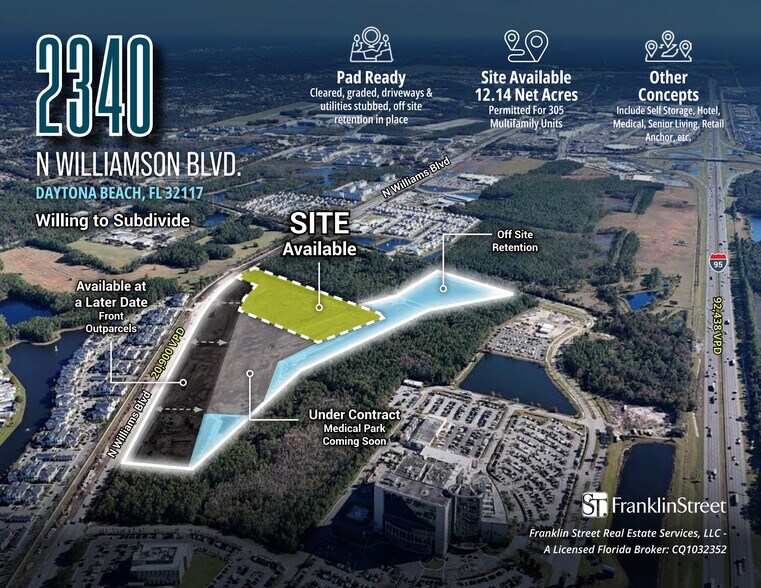 Primary Photo Of 2340 N Williamson Blvd, Daytona Beach Land For Sale