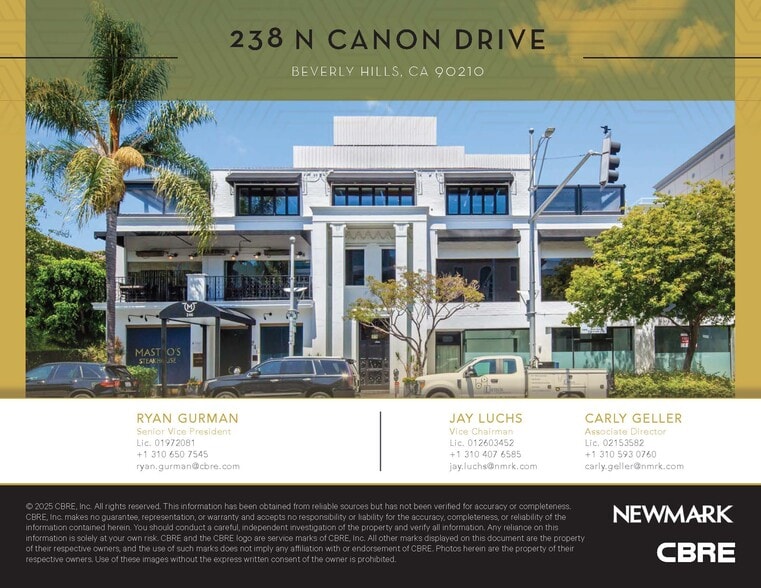 More Photos Of 238 N Canon Dr, Beverly Hills Restaurant For Lease