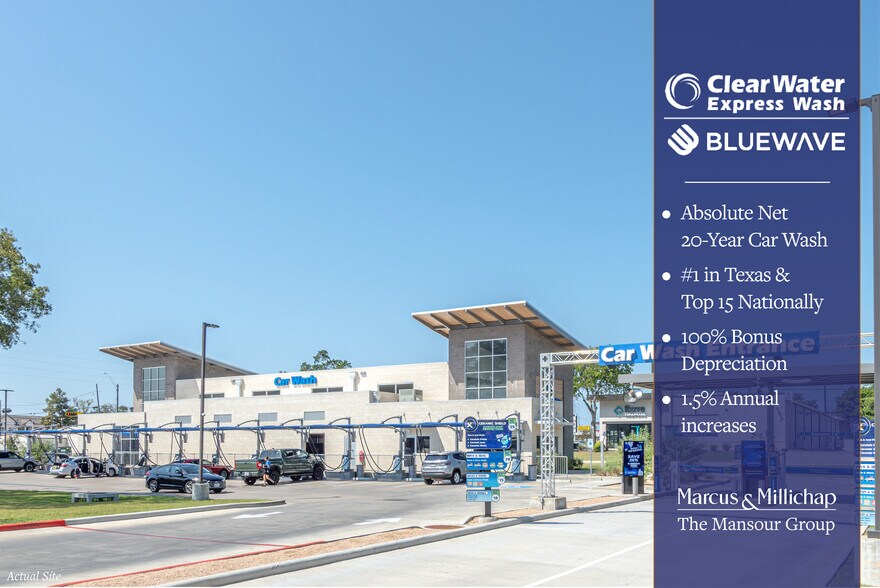 Primary Photo Of 111 N Holland St, Willis Carwash For Sale