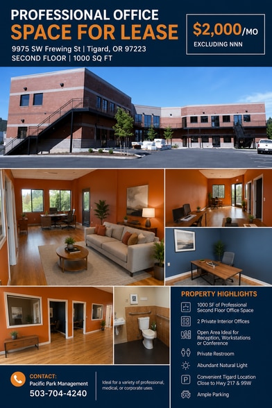 More Photos Of 9975 SW Frewing St, Tigard Office For Lease