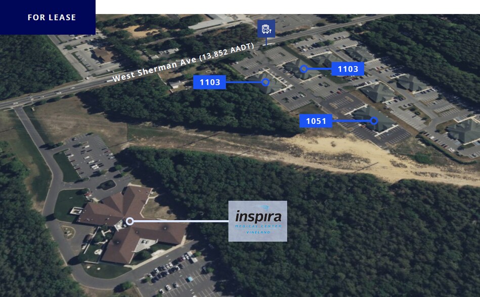 More Photos Of 1051-1103 W Sherman Ave, Vineland Medical For Lease