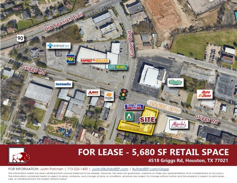 More Photos Of 4518 Griggs Rd, Houston Storefront Retail Office For Lease