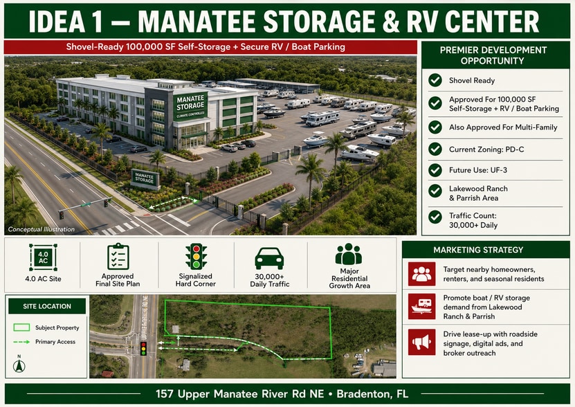 More Photos Of 157 Upper Manatee River Rd NE, Bradenton Land For Sale