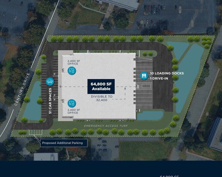 More Photos Of 3 Century Dr, Parsippany Warehouse For Lease