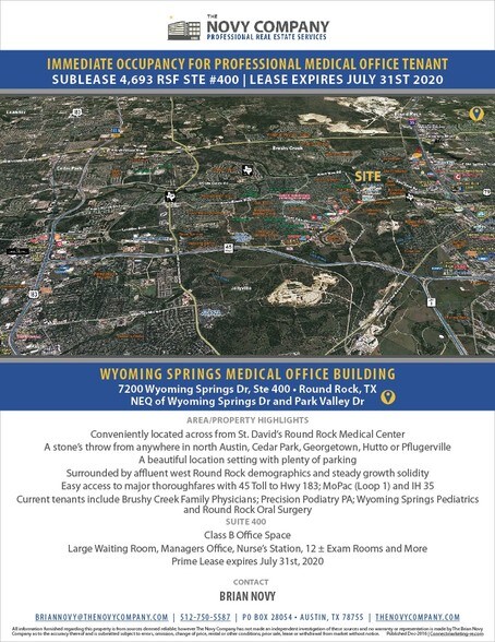 More Photos Of 7200 Wyoming Springs Rd, Round Rock Medical For Lease