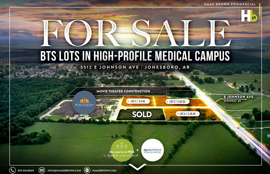 Primary Photo Of 5512 E Johnson Ave, Jonesboro Land For Sale