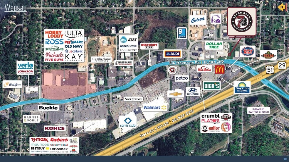 More Photos Of 225419 Rib Mountain Dr, Wausau General Retail For Sale