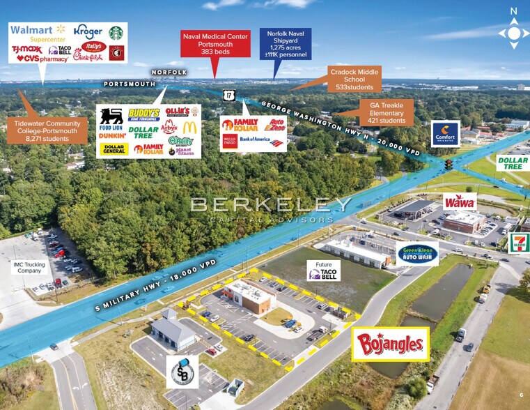 More Photos Of 3464 S Military Hwy, Chesapeake Fast Food For Sale