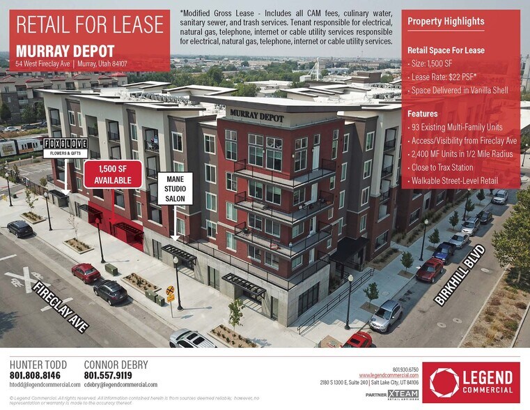 Primary Photo Of 54 W Fireclay Ave, Murray Apartments For Lease