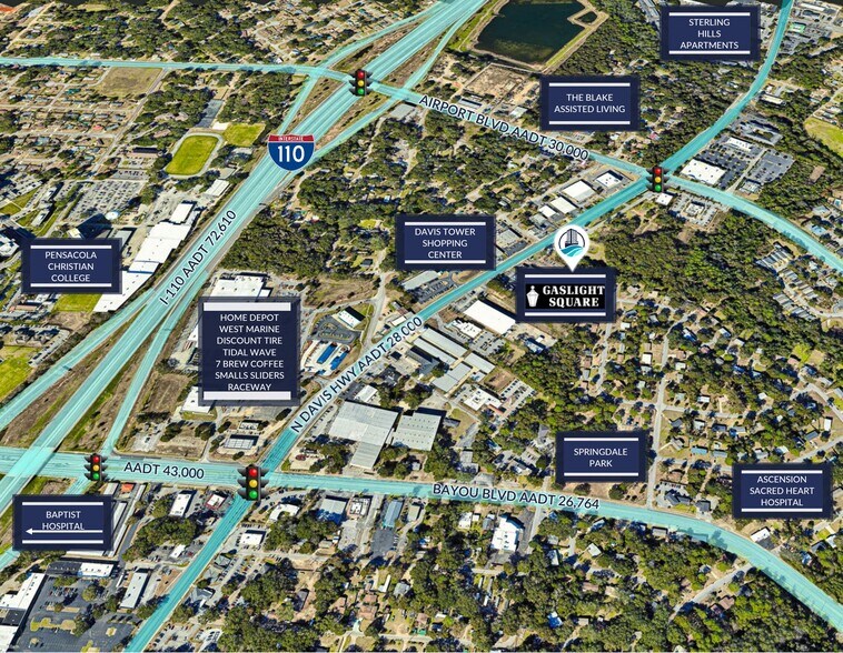 More Photos Of 5700 N Davis Hwy, Pensacola General Retail For Lease