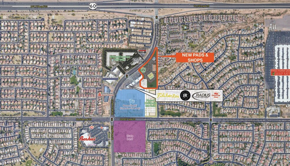 More Photos Of 1803 S Crismon, Mesa Land For Sale