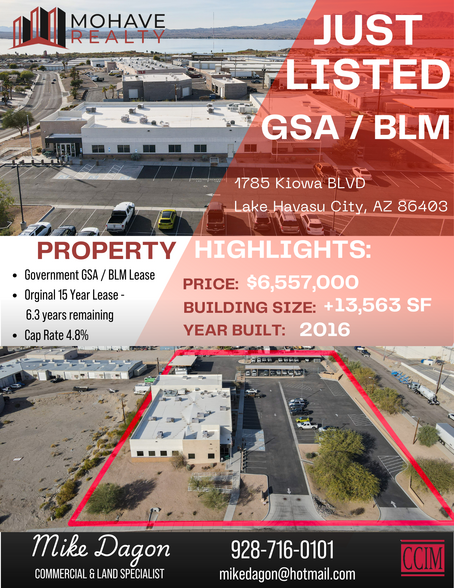 Primary Photo Of 1785 Kiowa Ave, Lake Havasu City Office For Sale