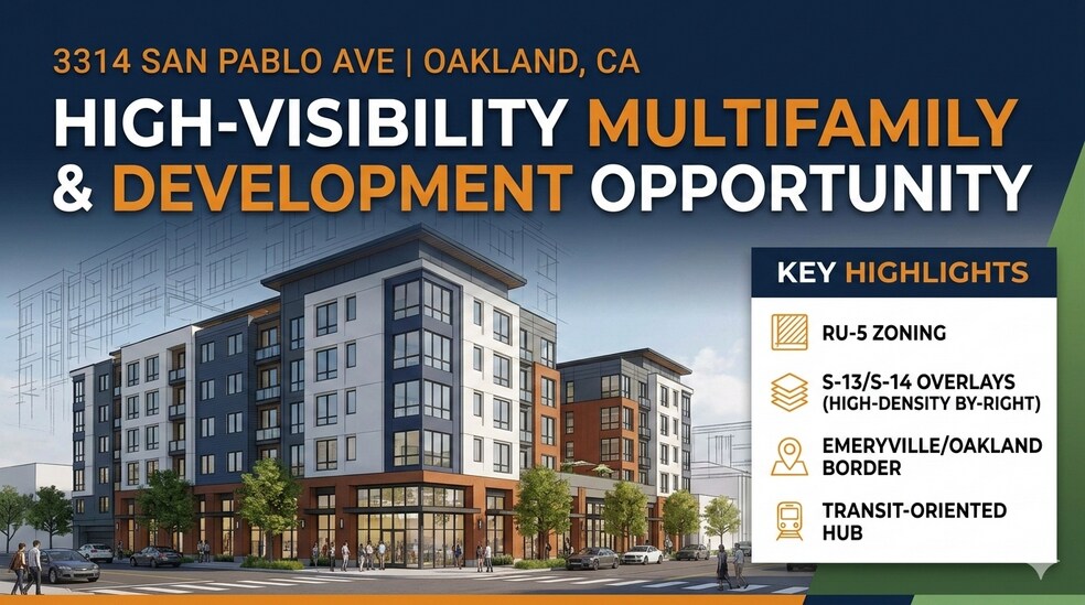 More Photos Of 3314 San Pablo Ave, Oakland Land For Sale