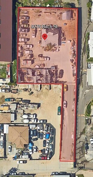 More Photos Of 9276 Birch St, Spring Valley Contractor Storage Yard For Lease