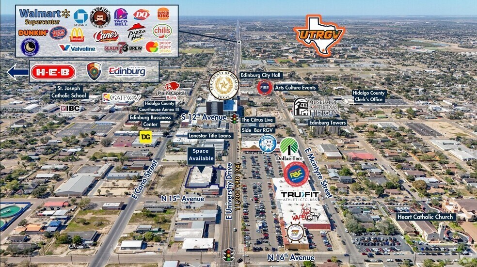 More Photos Of 410 E University Dr, Edinburg Storefront For Lease