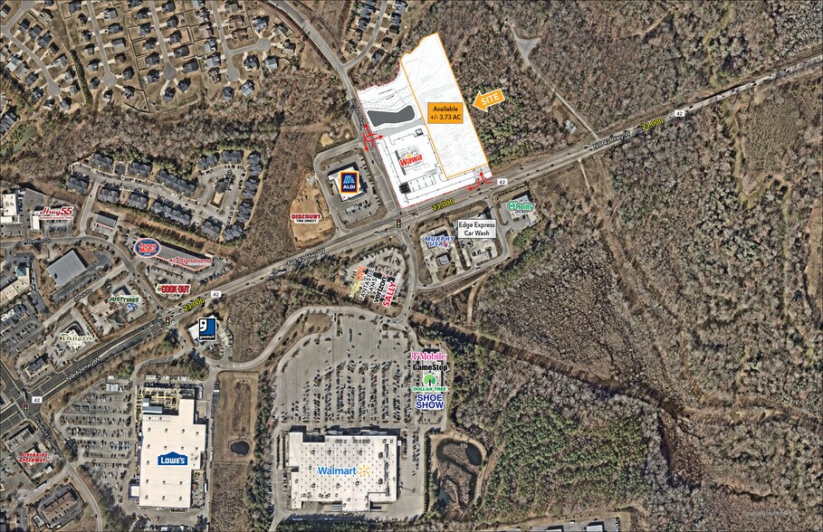 More Photos Of NC Hwy 42 W, Garner Land For Lease