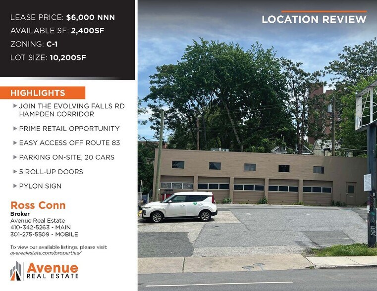More Photos Of 3901 Falls Rd, Baltimore Auto Repair For Lease