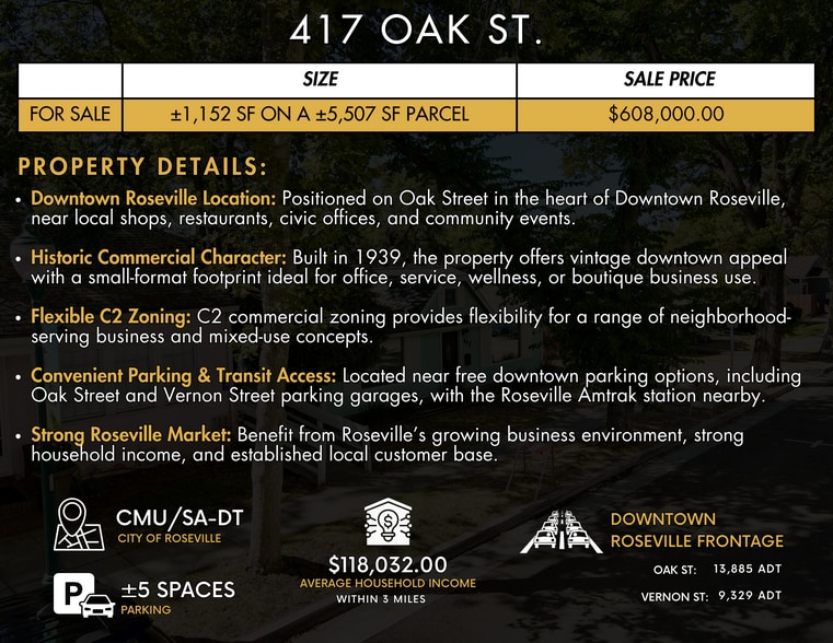 More Photos Of 417 Oak St, Roseville Serviced Offices For Sale