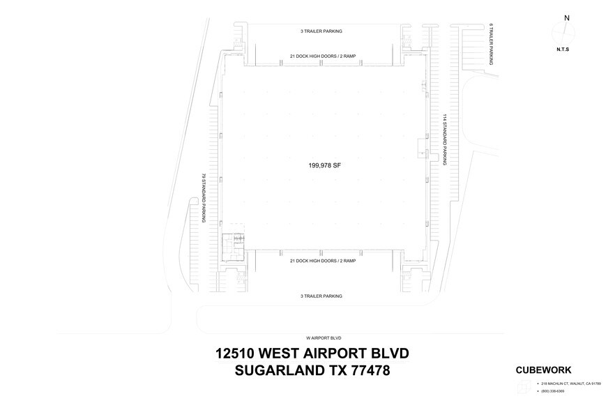 More Photos Of 12510 W Airport Blvd, Sugar Land Distribution For Lease