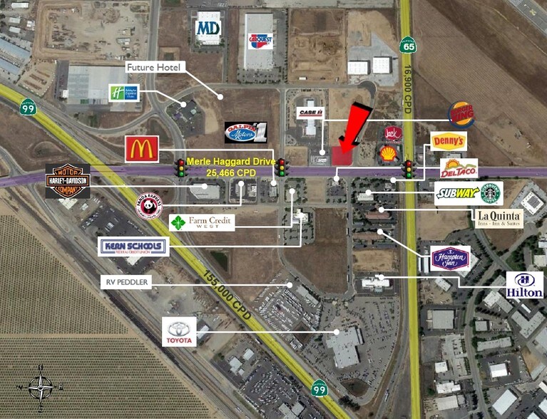 Primary Photo Of Merle Haggard Dr, Bakersfield Storefront For Lease
