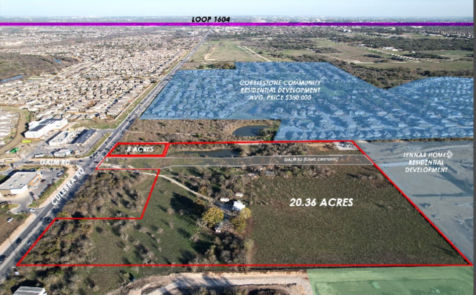 More Photos Of Galm & Culebra, San Antonio Land For Sale