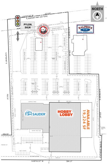More Photos Of 6639 Airport Hwy, Holland Freestanding For Lease