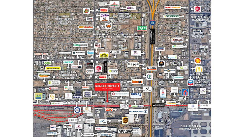 More Photos Of 1645-1711 E Jackson St, Phoenix Warehouse For Sale