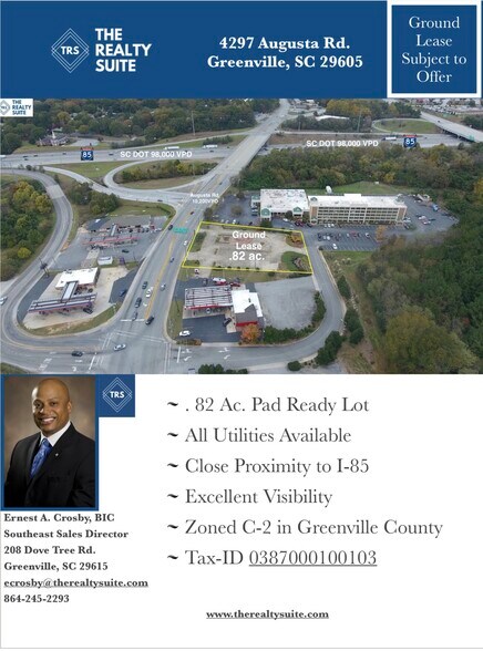 More Photos Of 4297 Augusta Rd, Greenville Land For Lease