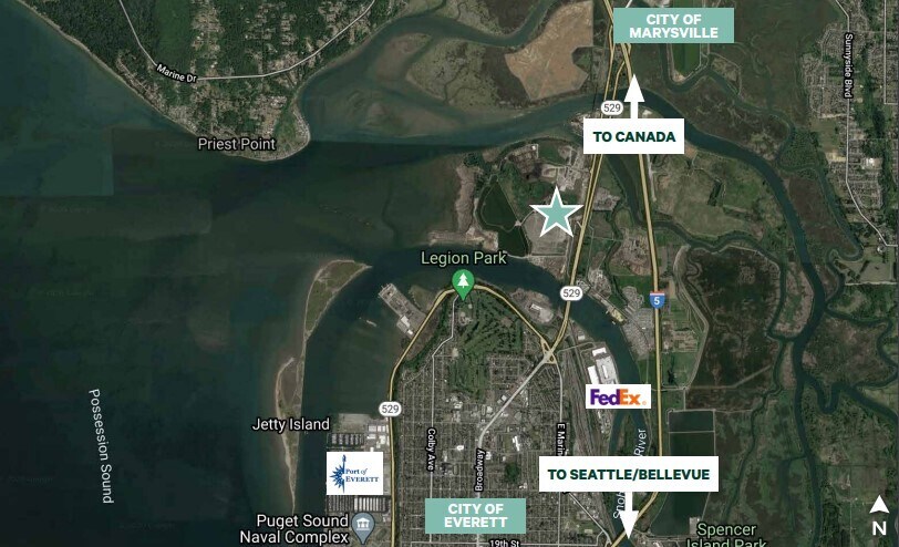 More Photos Of 3000 Frontage Ave, Everett Land For Lease