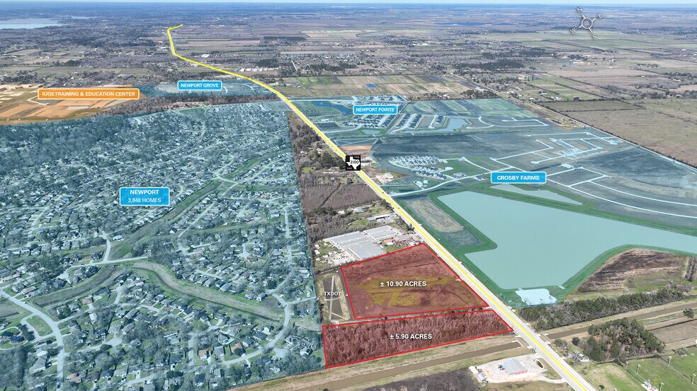 More Photos Of 17000 5519 FM 2100, Crosby Land For Sale
