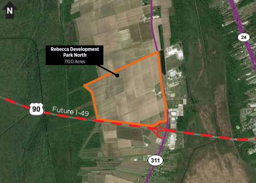 Primary Photo Of Hwy 311 and Highway 90, Houma Land For Sale