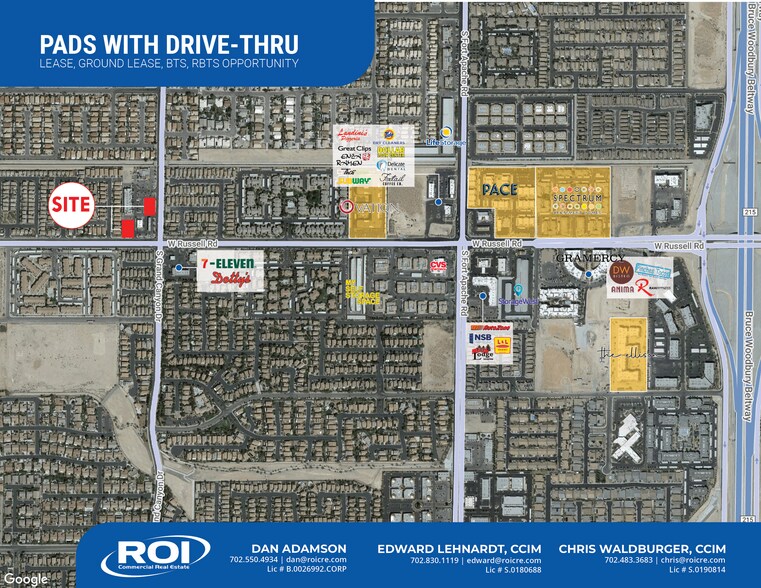 Primary Photo Of Russell Rd @ Grand Canyon, Las Vegas Fast Food For Lease