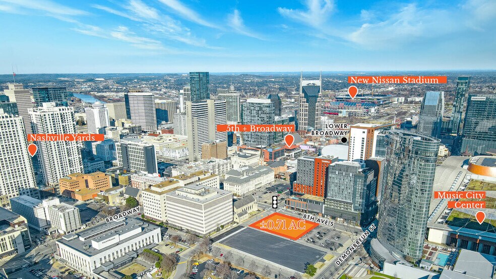 Primary Photo Of 121 & 125 8th Avenue South, Nashville Land For Sale