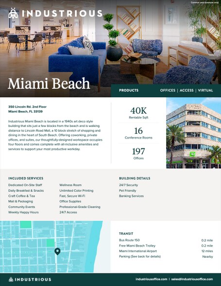 More Photos Of 350 Lincoln Rd, Miami Beach Coworking Space