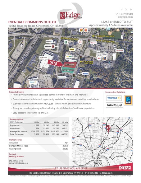 More Photos Of 10261 Reading Rd, Cincinnati Land For Lease