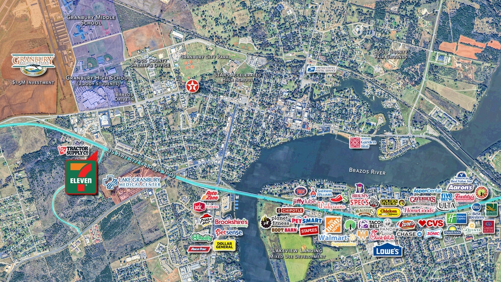 More Photos Of 2101 W US Hwy 377, Granbury General Retail For Sale