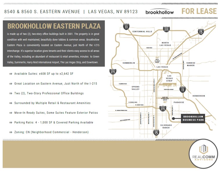 More Photos Of 8560 S Eastern Ave, Las Vegas Unknown For Lease