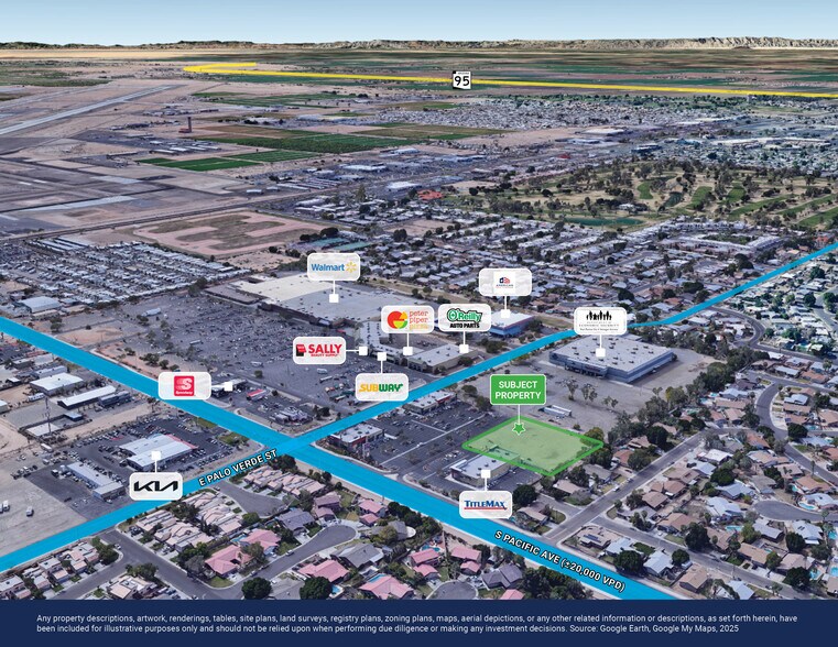 Primary Photo Of 2780 S Pacific Ave, Yuma Land For Sale