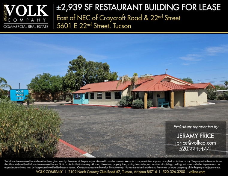 Primary Photo Of 5601 E 22nd St, Tucson Restaurant For Lease