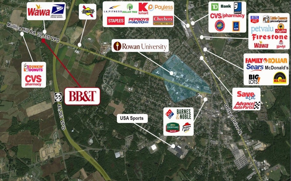 More Photos Of 638 Mullica Hill Rd, Mullica Hill Freestanding For Lease