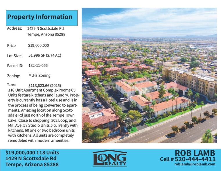 More Photos Of 1429 N Scottsdale Rd, Tempe Apartments For Sale