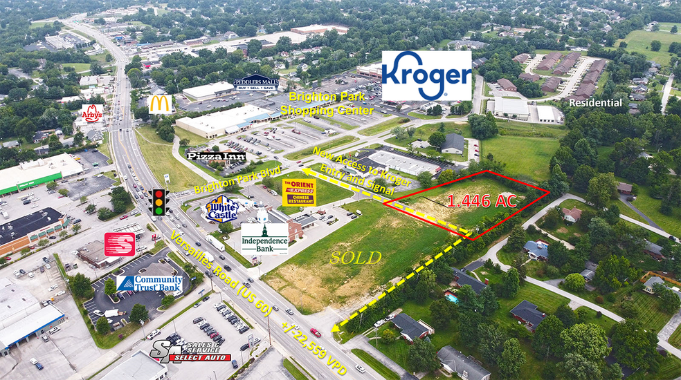 Primary Photo Of 452 Versailles Rd, Frankfort Land For Sale