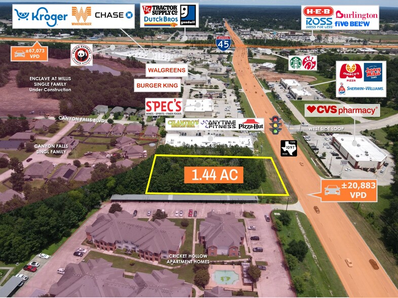 Primary Photo Of 9670 FM 1097, Willis Land For Sale