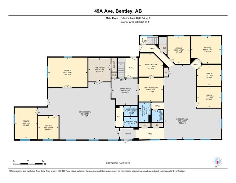 More Photos Of 5209 49A Ave, Bentley Office For Sale