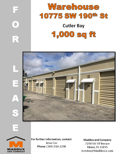 Primary Photo Of 10775 SW 190th St, Miami Warehouse For Lease