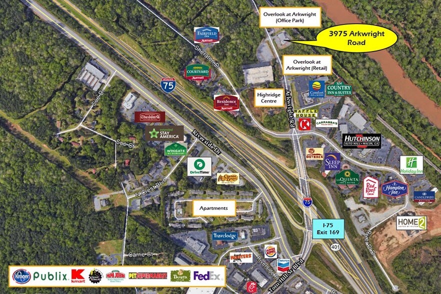 More Photos Of 3975 Arkwright Rd, Macon-Bibb Storefront Retail Office For Lease