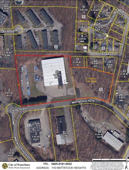 More Photos Of 110 Mattatuck Heights Rd, Waterbury Land For Sale