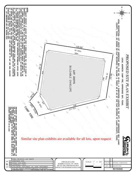 More Photos Of 1122 Fault Line Dr, Horseshoe Bay Land For Sale