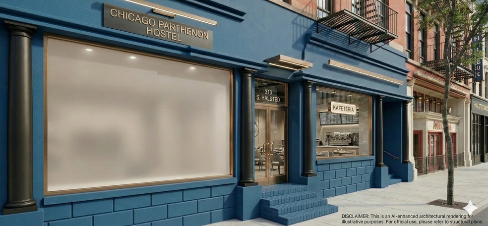 Primary Photo Of 310 S Halsted St, Chicago Storefront Retail Residential For Lease